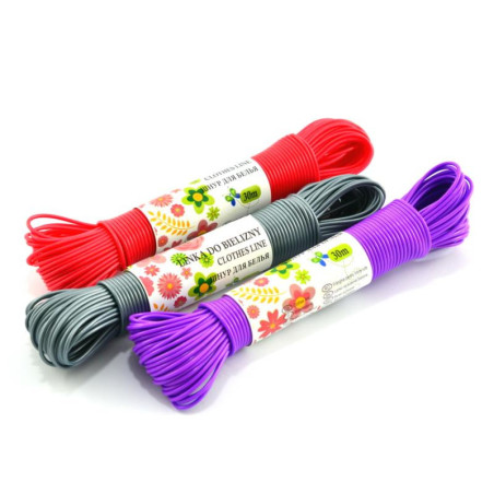 Linka do bielizny 30m mix kolorów