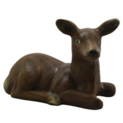 Figurka Sarna 27cm duża ceramiczna 430