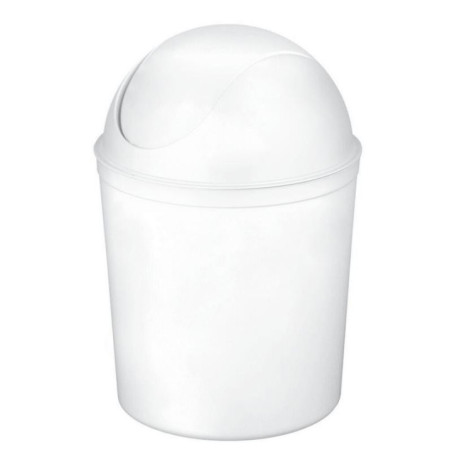 Kosz na śmieci  5L Swing biały 1345