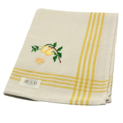 Ścierka haftowana 50x70cm cytryny