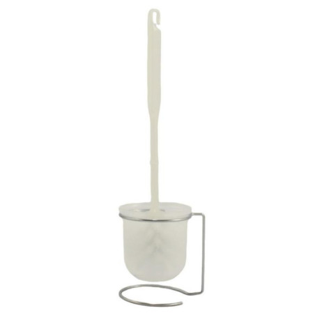 Szczotka WC plastikowa biała E6B