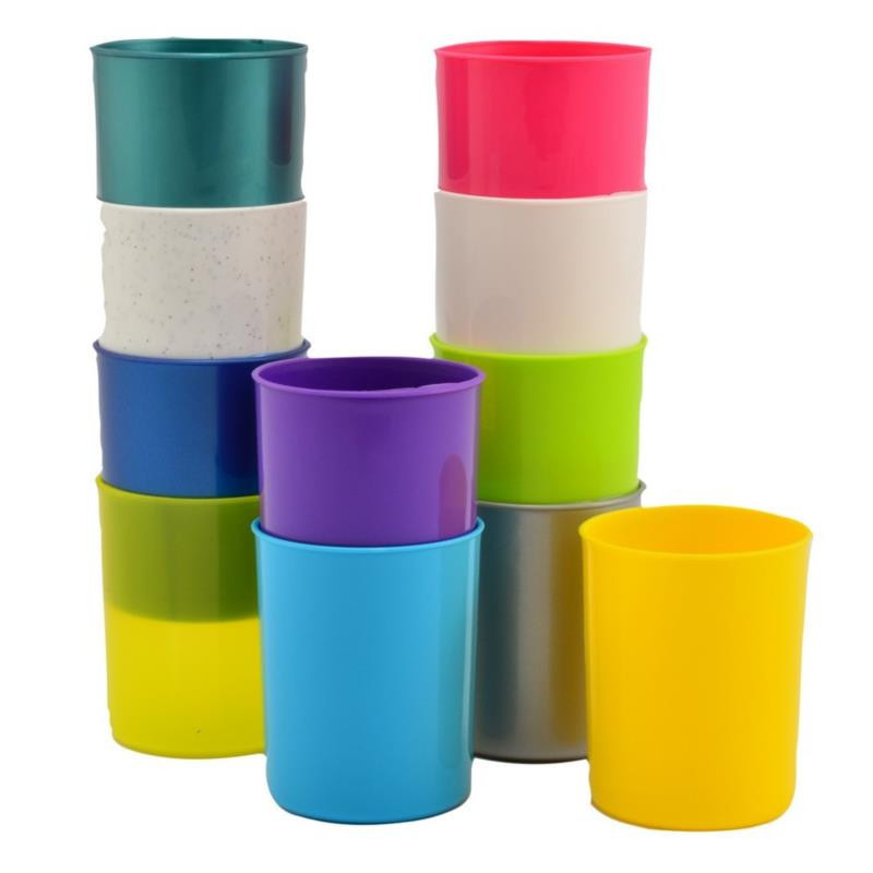 Kubek łazienkowy turystyczny plastikowy mix