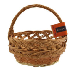 Koszyk wiklinowy wielkanocny średni 0313 mix