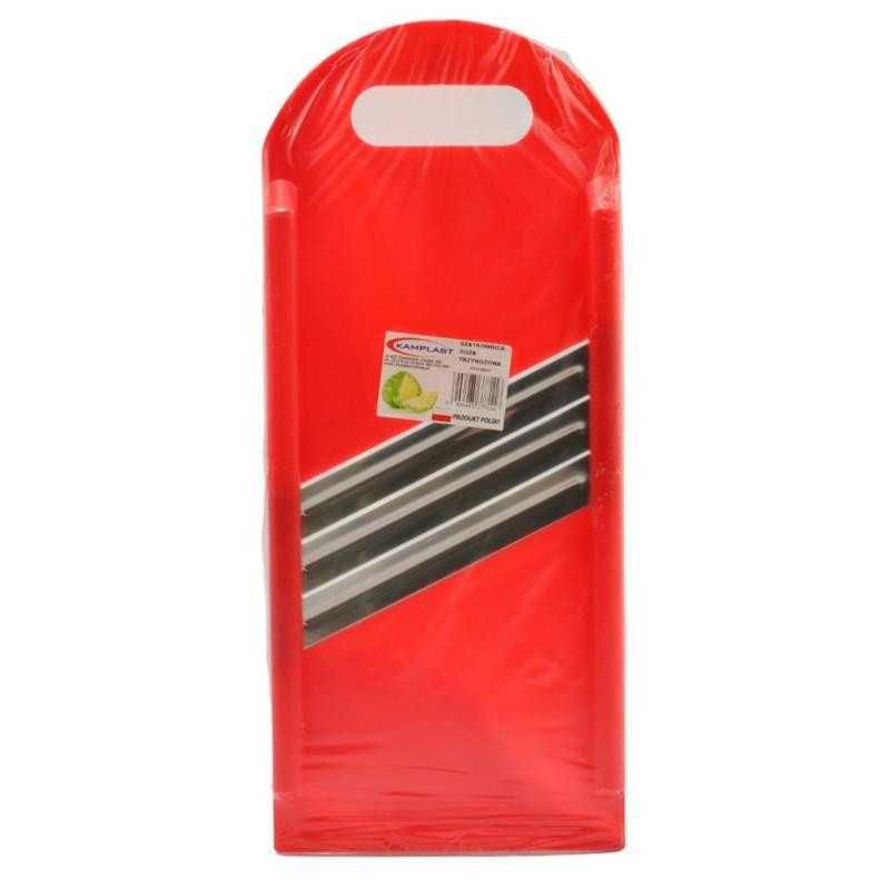 Szatkownica do jarzyn plastikowa 3 noże 14x40cm mix