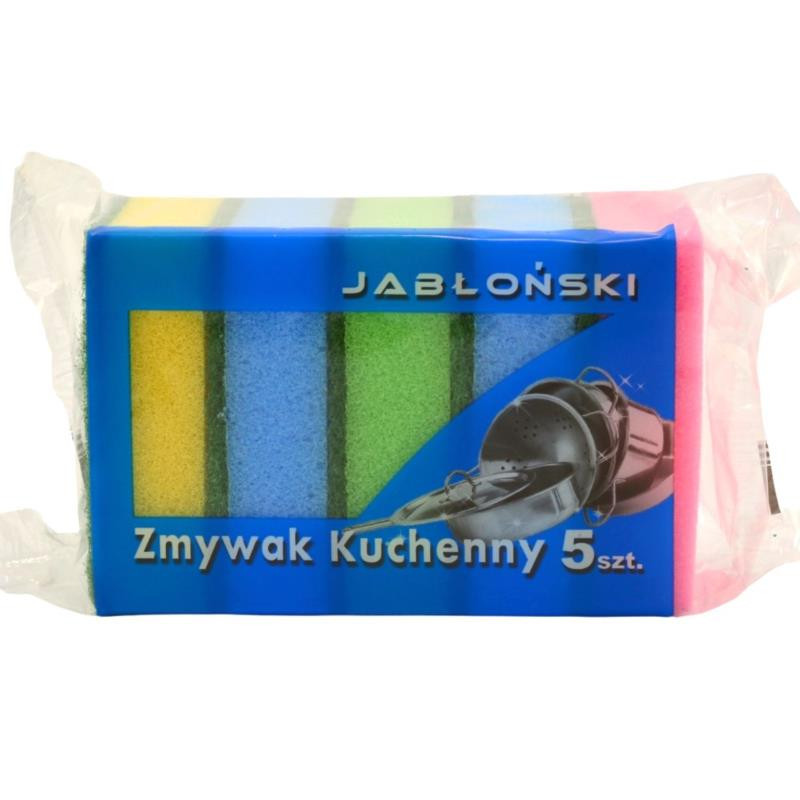 Zmywaki kuchenne 5 sztuk mix kolorów