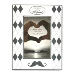 Ramka 10x15cm drewniana biała 2