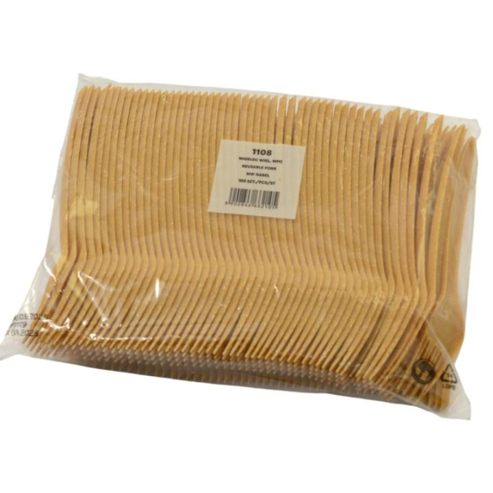 Widelce plastikowe 18cm 100 sztuk Eco