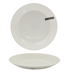 Talerz Blanca płytki 24cm biały szkło hartowane