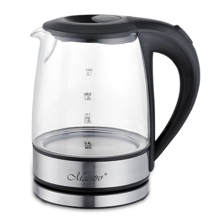 Czajnik elektryczny Maestro 1,2L MR-062B szklany