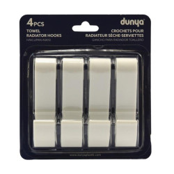 Wieszak na grzejnik łazienkowy kpl 4szt