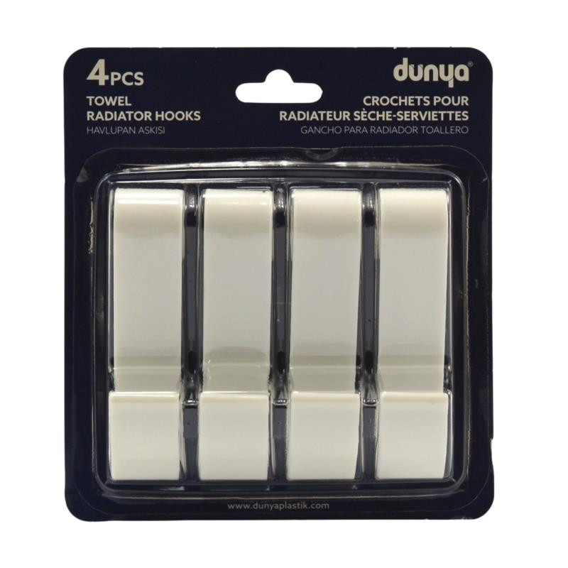 Wieszak na grzejnik łazienkowy kpl 4szt