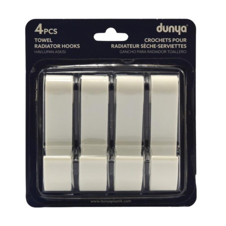Wieszak na grzejnik łazienkowy kpl 4szt