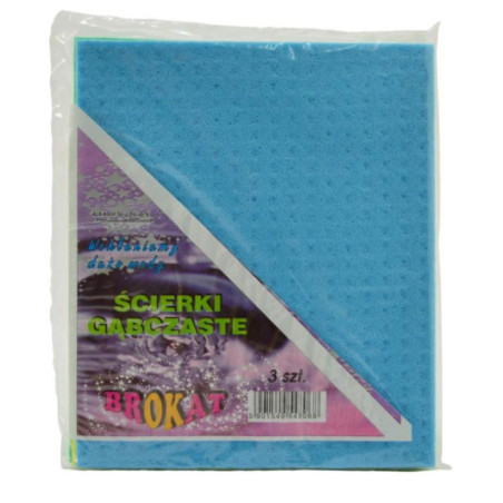 Ściereczki gąbczaste 3 sztuki 50 782