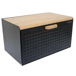 Chlebak stal/bambus czarny Klausberg KB-7425