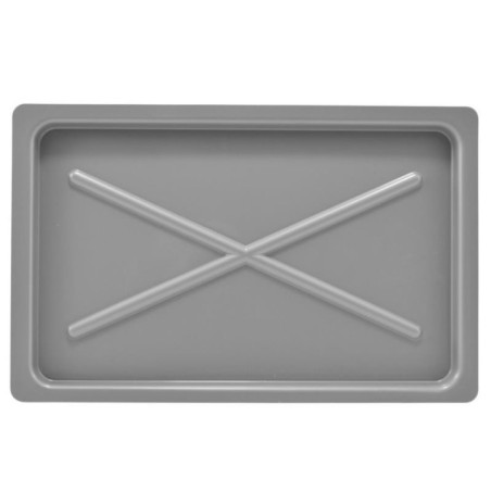 Podstawka pod suszarkę 35,5x23cm srebrna