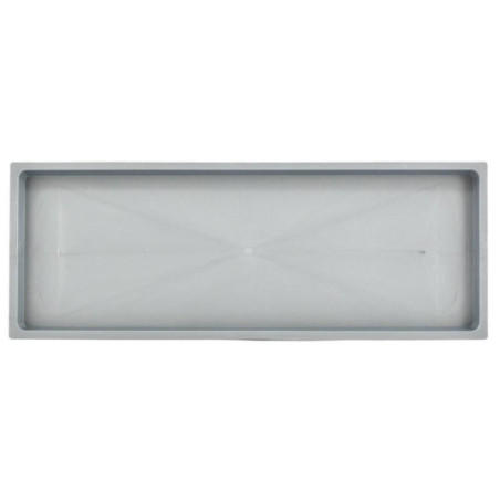 Podstawka pod suszarkę 50x19cm srebrna