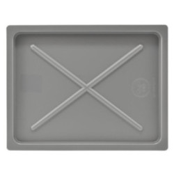 Podstawka pod suszarkę 36x28cm srebrna