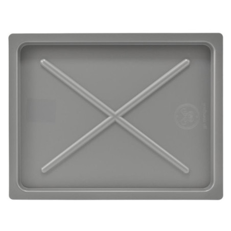 Podstawka pod suszarkę 36x28cm srebrna