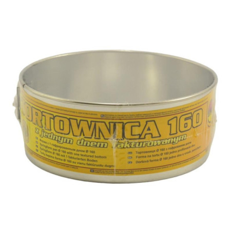 Tortownica 160mm dno fakturowane