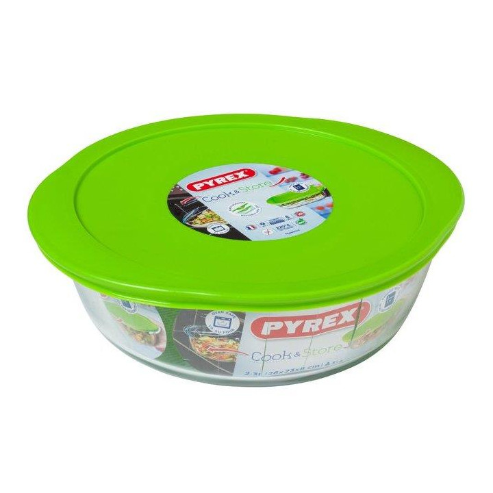 Pojemnik żaroodporny 2,3L Pyrex orągły 208P