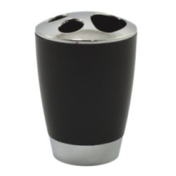 Kubek na szczoteczki Ravello czarny