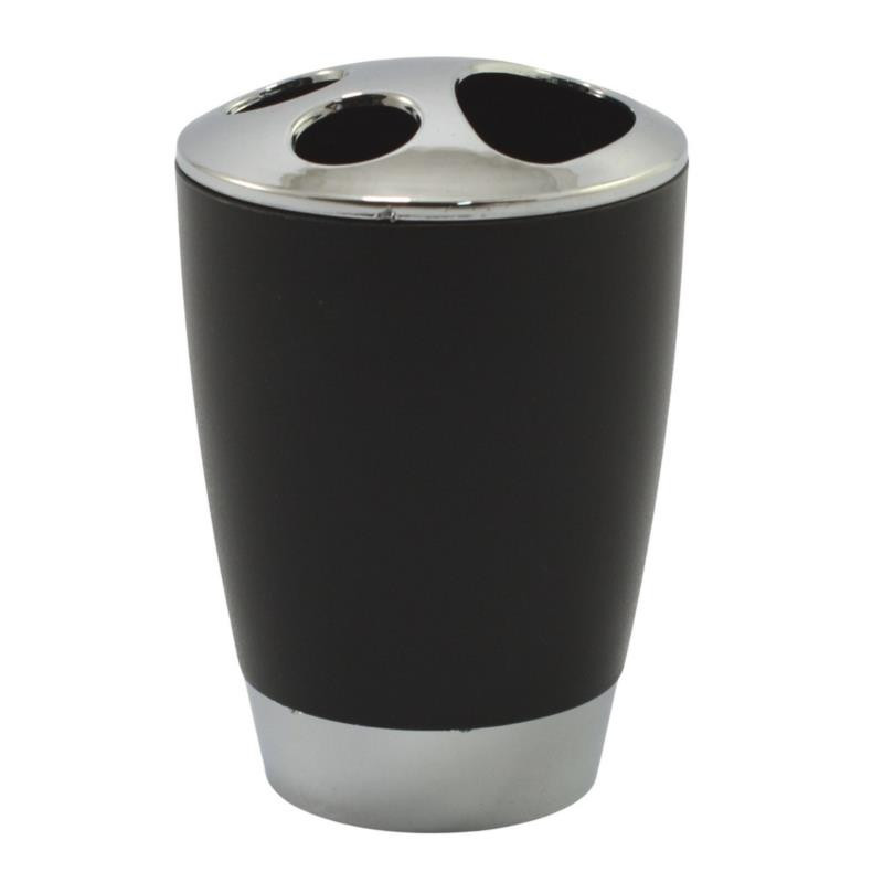 Kubek na szczoteczki Ravello czarny