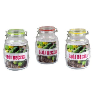 Słój  2,1L hermetyczny beczka mix