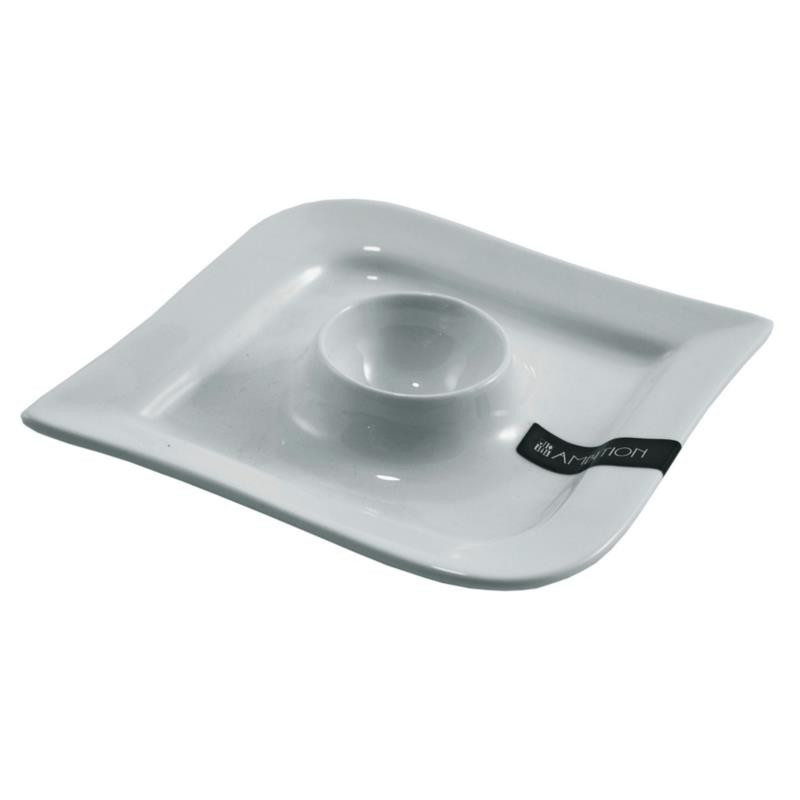Podstawka pod jajko ceramiczna Fala 12,5cm 62363