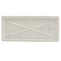 Podstawka pod suszarkę 50x22,5cm szeroka biała