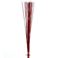 Gałązki ozdobne bambus 80cm bordowe