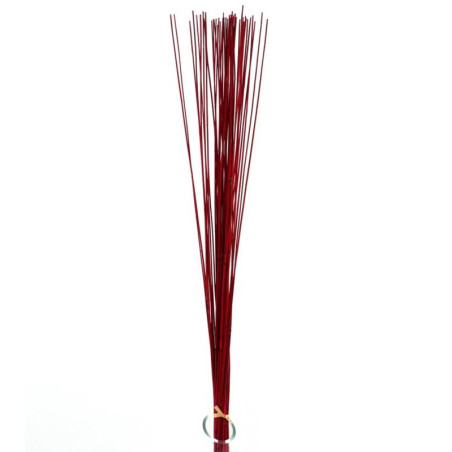 Gałązki ozdobne bambus 80cm bordowe