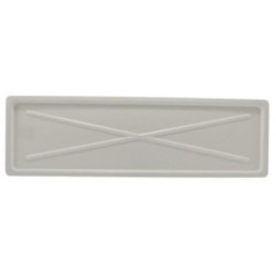 Podstawka pod suszarkę 75x22,5cm biała wąska