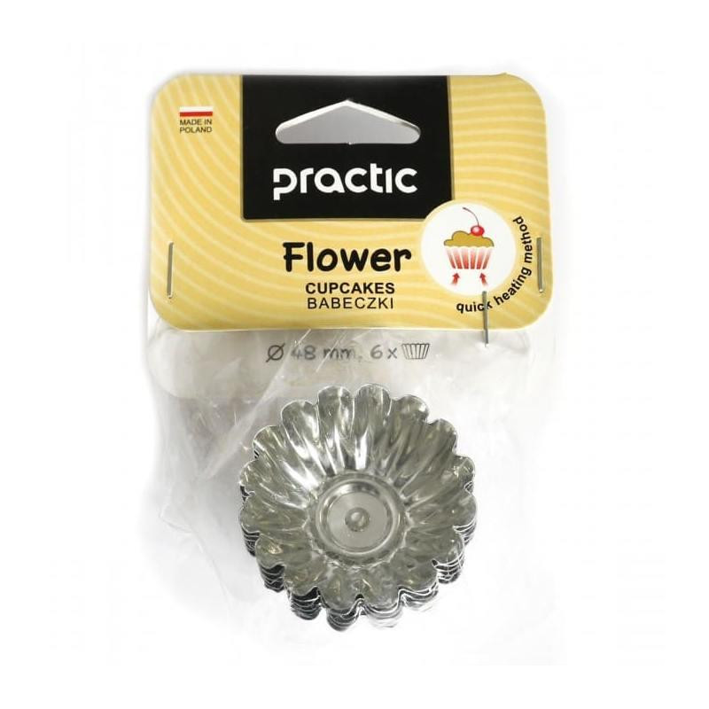 Foremki do ciastek metalowe 4,8cm 6szt