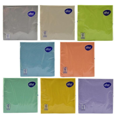 Serwetki 33x33 AHA Pastel mix