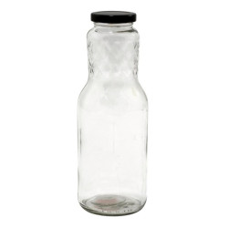 Butelka na soki 1L fi53 z zakrętką