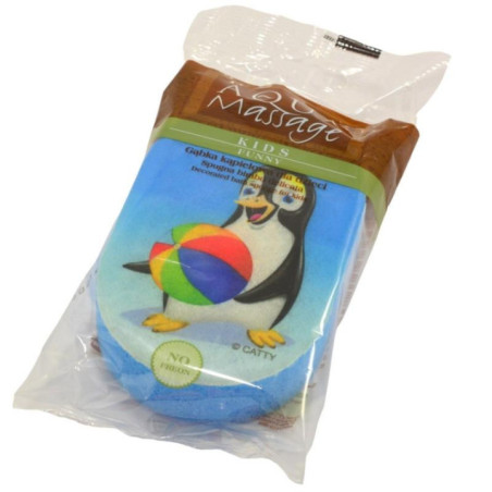 Gąbka kąpielowa dzieci z nadrukiem W6081