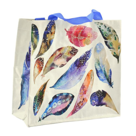 Torba na zakupy PP Pióra 25x25x12cm