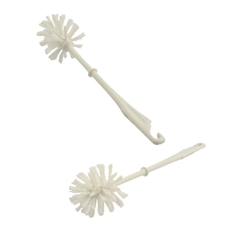 Szczotka WC plasikowa Jin biała zapas