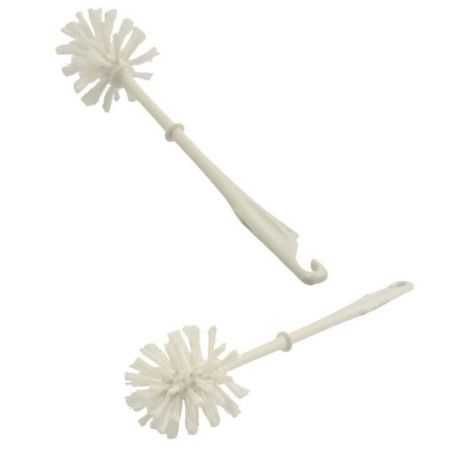 Szczotka WC plasikowa Jin biała zapas