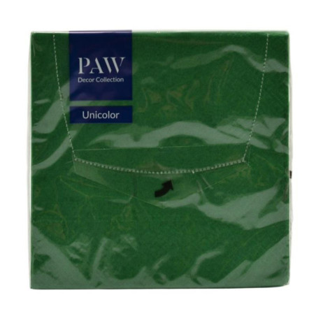 Serwetki 33x33/20szt Unicolor Lunch zielone Holly Green