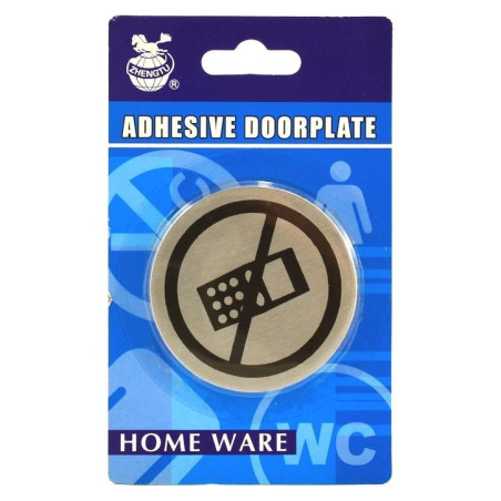 Tabliczka zakaz używania telefonu 7cm