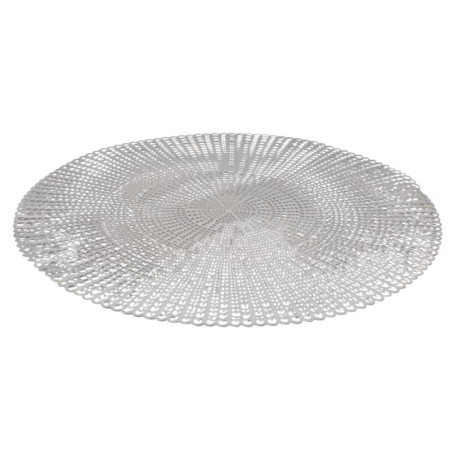 Mata 40cm tworzywo srebrna