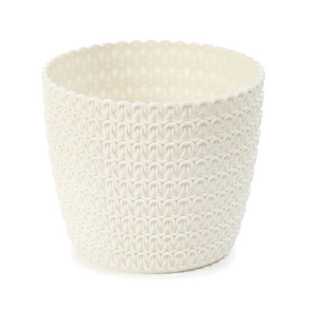 Doniczka Magnolia jersey 11cm h:9cm krem 730