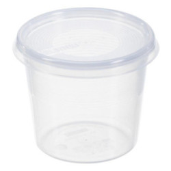 Pojemnik Helsinki 0,3L okrągły plastikowy 1501