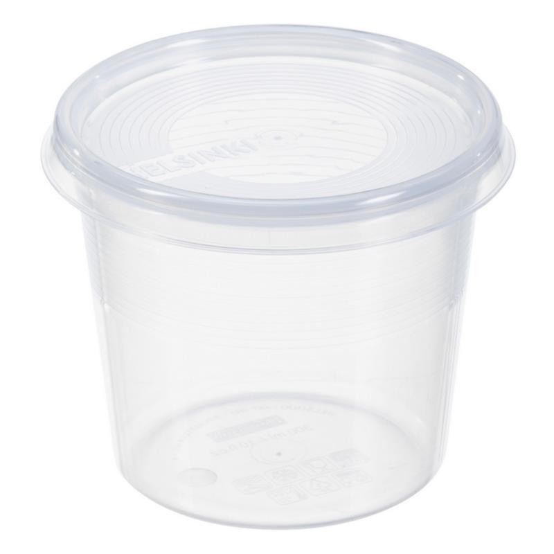 Pojemnik Helsinki 0,3L okrągły plastikowy 1501