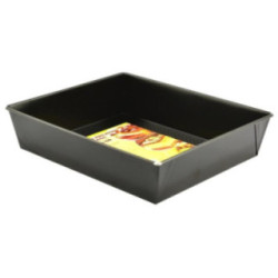 Blacha do pieczenia 280x235x60mm czarna SNB 2