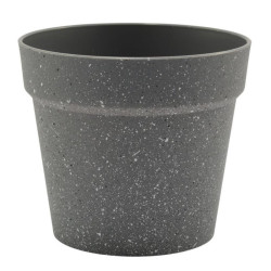 Doniczka plastikowa granitowa 18,5x21,5cm MRY5845