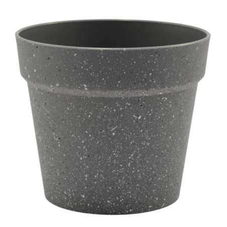 Doniczka plastikowa granitowa 18,5x21,5cm MRY5845