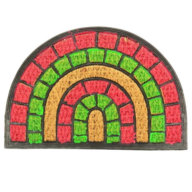 Wycieraczka 40x60cm guma/sznurek Panama półokrągła