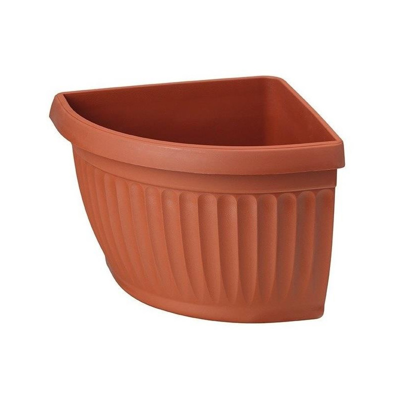 Doniczka Dona narożna h:22cm terrakota